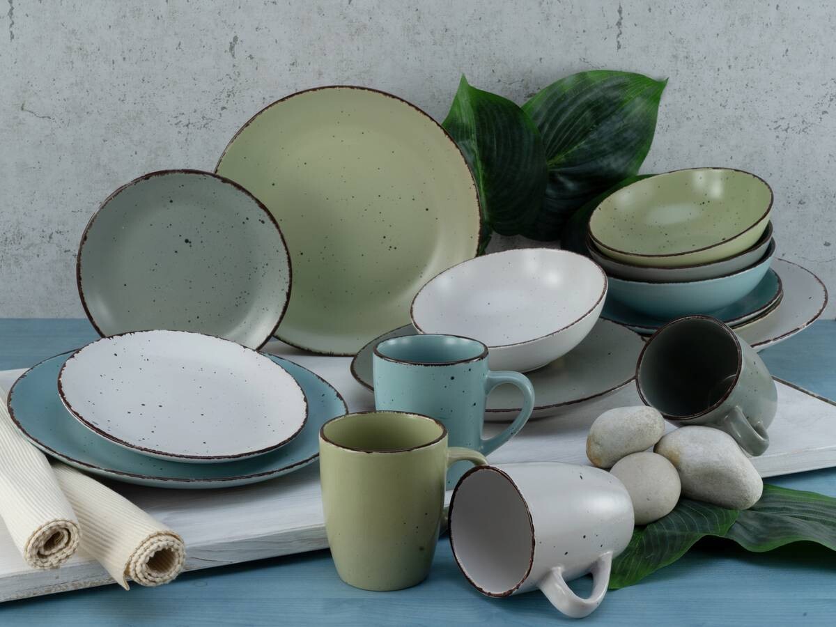 CreaTable Kombiservice Fashion multicolor Keramik 16 tlg.