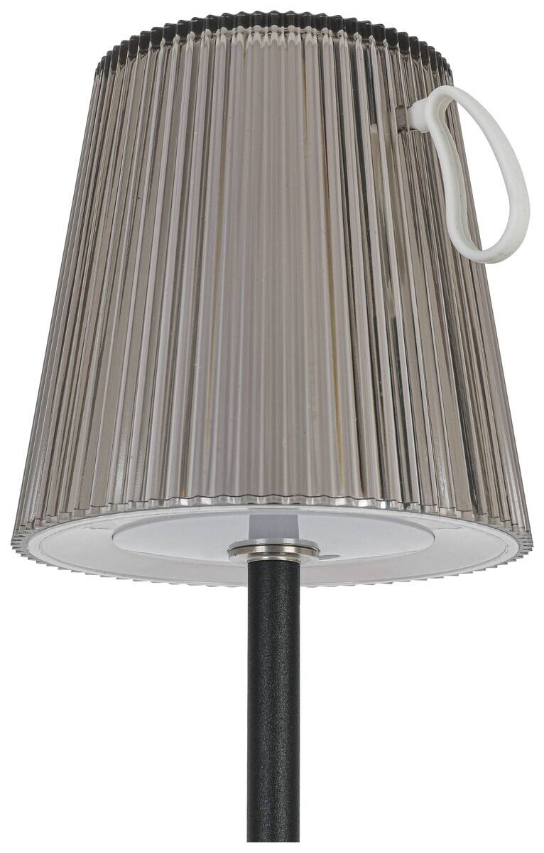 Tischleuchte anthrazit H/D: ca. 36x11 cm