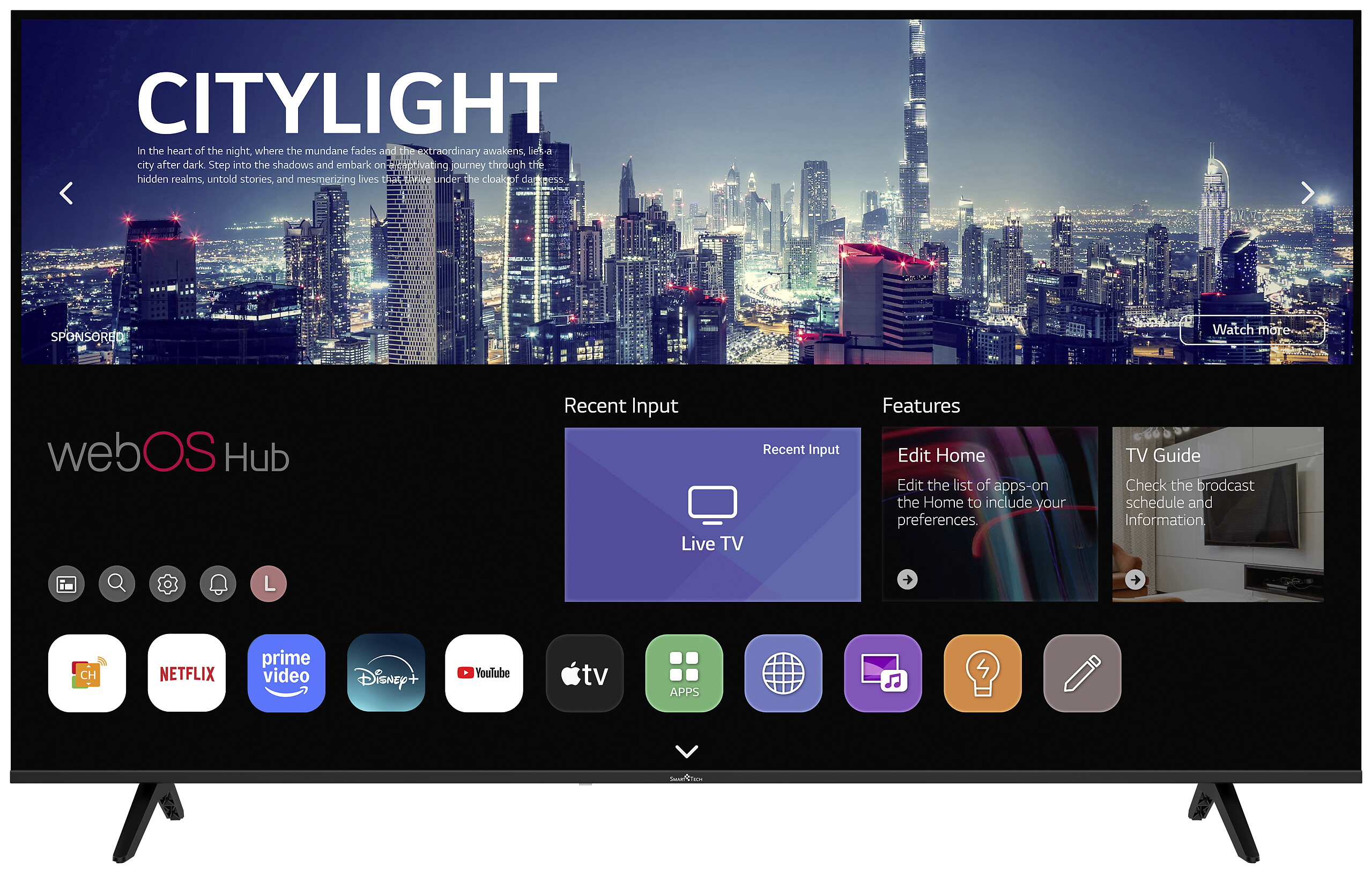 Smart-Tech LED-TV 65UW02K