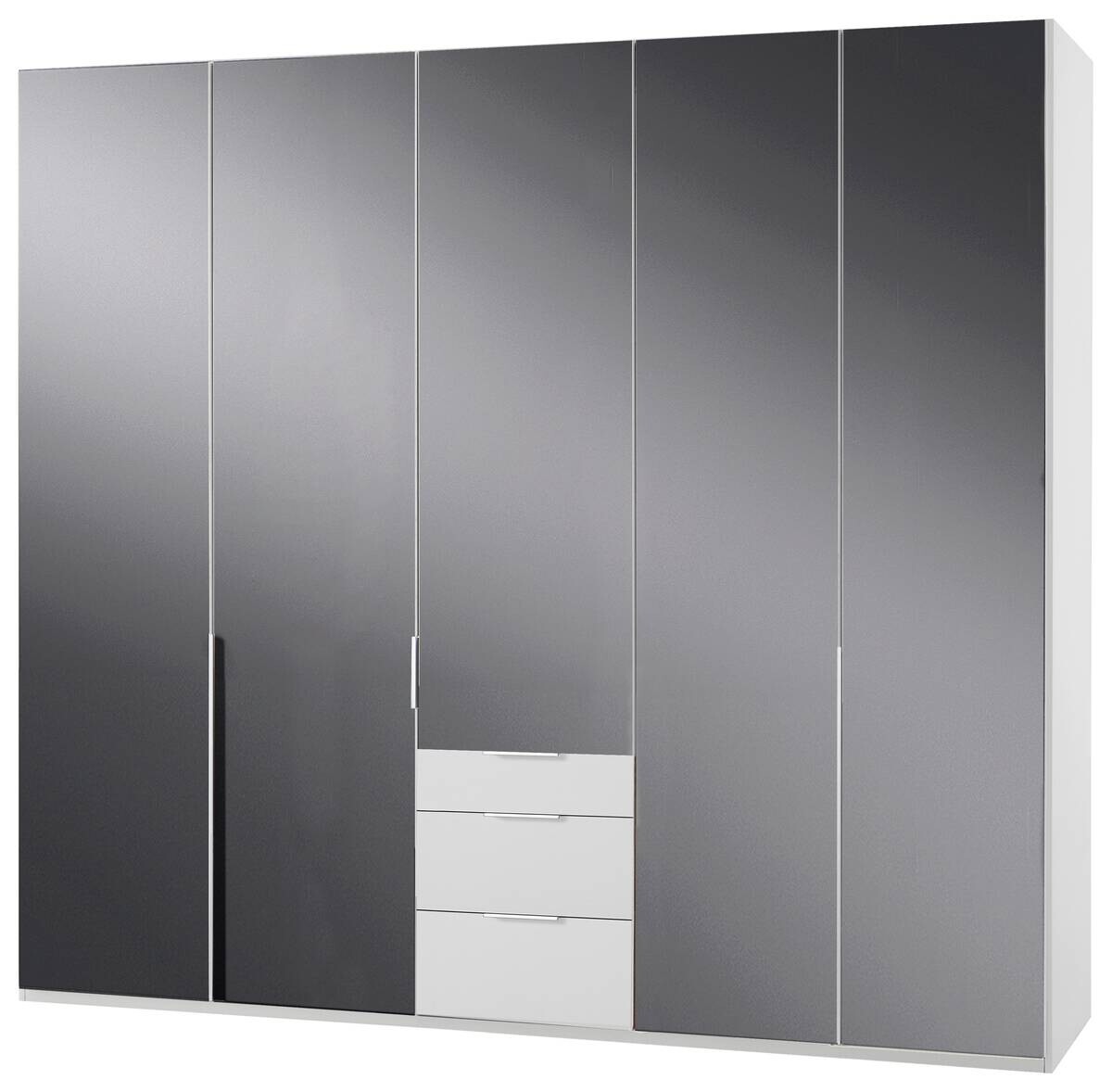 Kleiderschrank New York C Alpinweiß B/H/T: ca. 225x236x58 cm Kleiderschrank New York C Alpinweiß B/H/T: ca. 225x236x58 cm