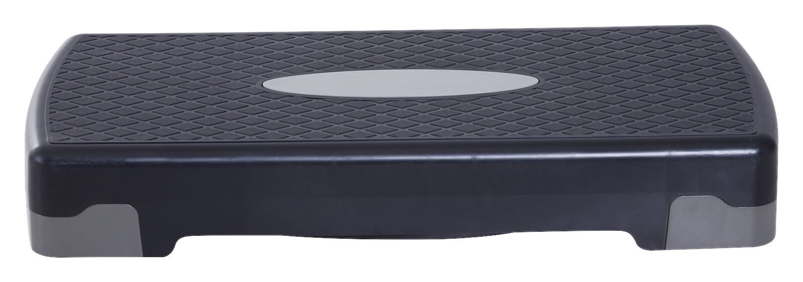 HOMCOM Steppbrett grauschwarz Kunststoff B/H/L: ca. 68x15x29 cm