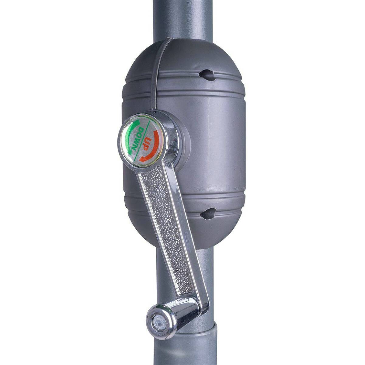 VCM Sonnenschirm creme Polyester-Mischgewebe H/D: ca. 230x290 cm