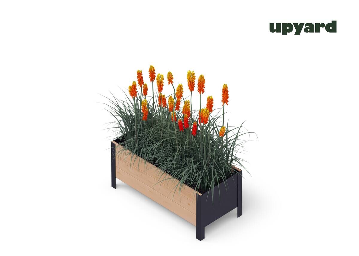 UPYARD Hochbeet MODERN braun Holz B/H/L: ca. 36x32x78 cm