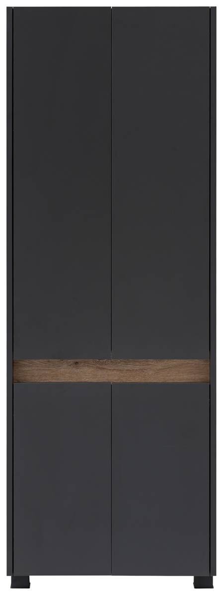 Hochschrank Cosmo anthrazit B/H/T: ca. 56,9x164,5x33 cm