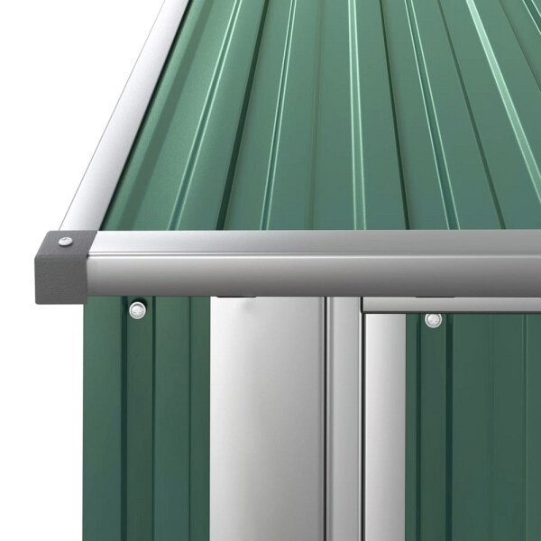 vidaXL Geräteschuppen grün B/H: ca. 180,5x209,5 cm