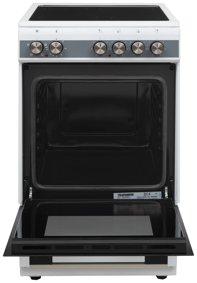 TELEFUNKEN Stand-Elektroherd TF-FS-5060-K4 weiß B/H/T: ca. 50x85x60 cm TELEFUNKEN Stand-Elektroherd TF-FS-5060-K4 weiß B/H/T: ca. 50x85x60 cm