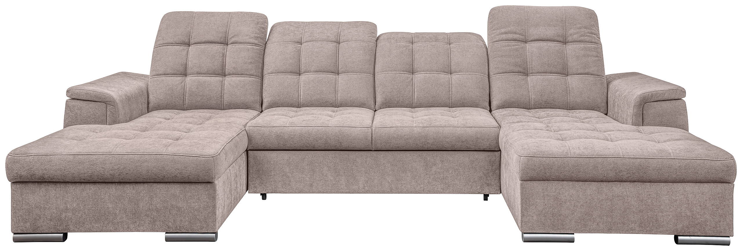 Wohnlandschaft Nadja stone Microfaser B/H/T: ca. 330x105x174 cm