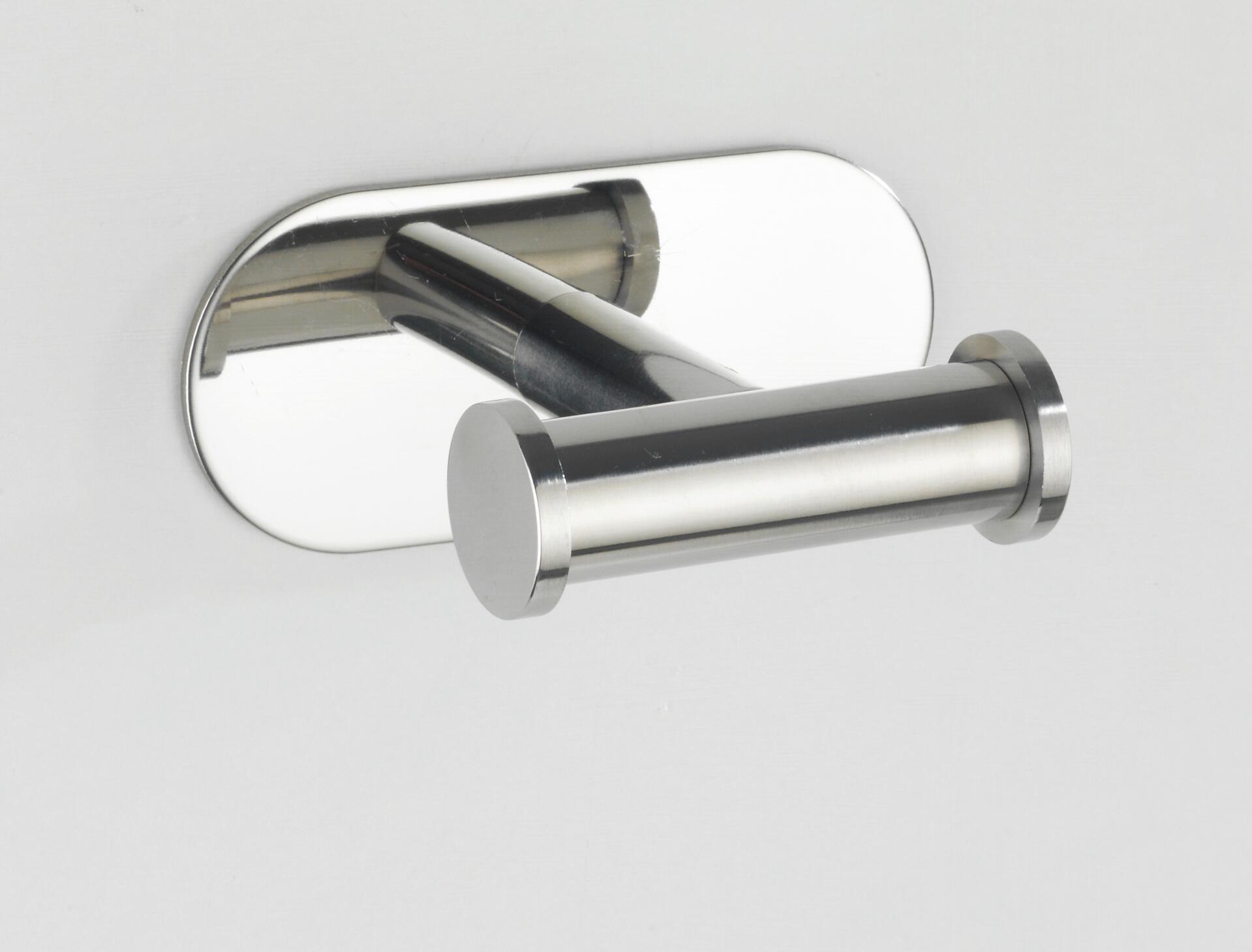 Turbo-Loc Handtuchhaken silber Metall B/H/T: ca. 10x4,5x6,5 cm