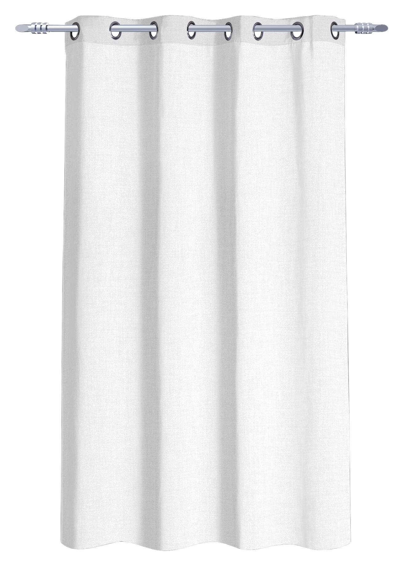 POCOline Ösenvorhang Cleo weiß B/L: ca. 140x175 cm