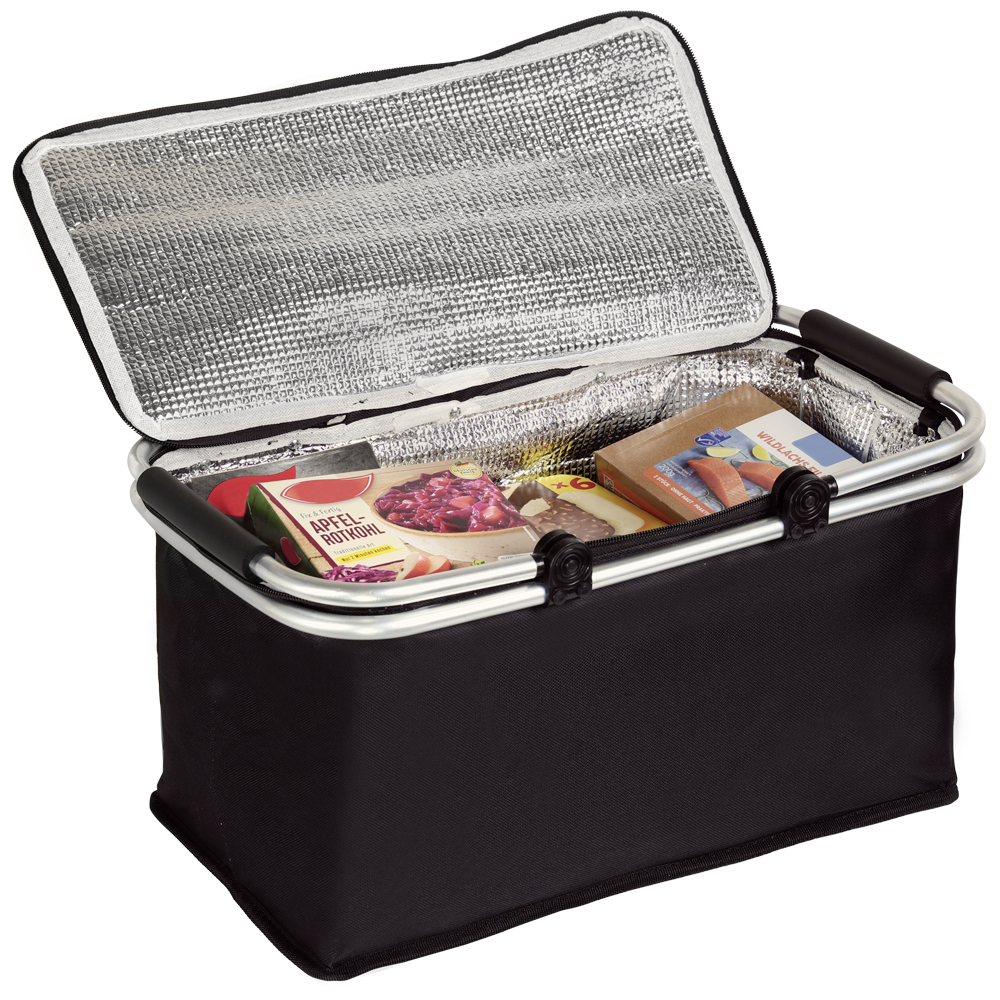 Kesper Einkaufskorb schwarz B/H/L: ca. 29x50x255 cm