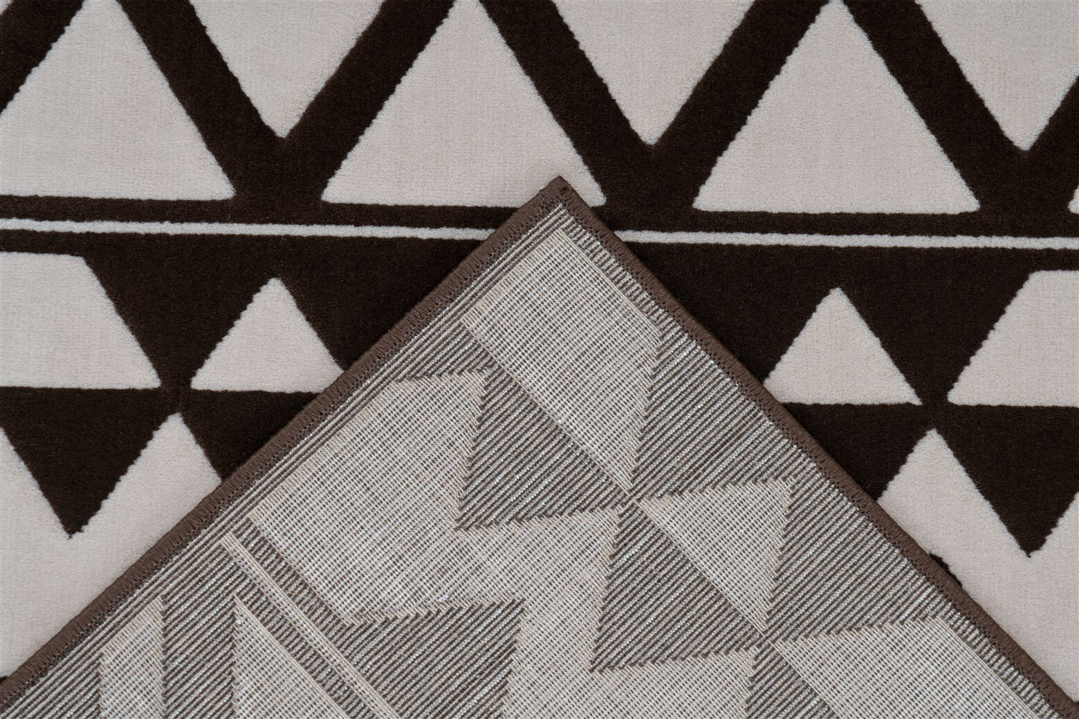 Kayoom Kurzflorteppich Esperanto 725 braun B/L: ca. 120x170 cm