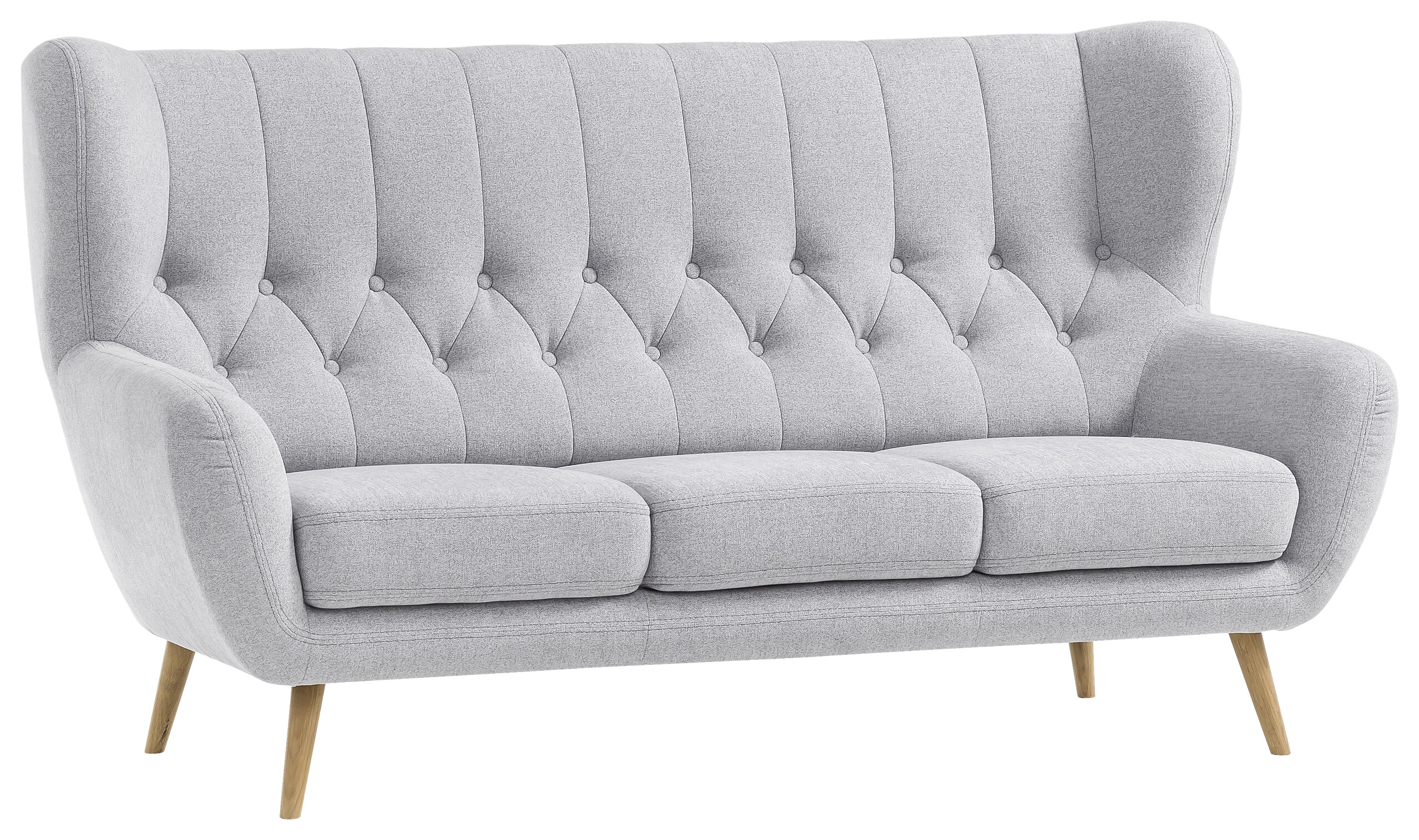 Sofa Falun hellgrau B/H/T: ca. 187x101x95 cm
