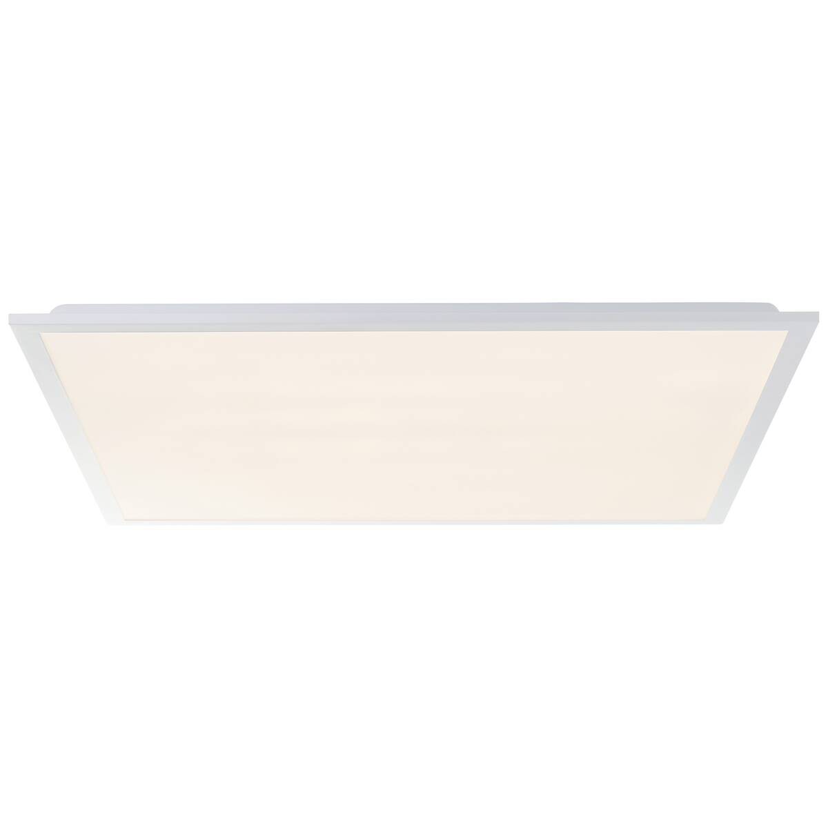 Brilliant LED-Deckenleuchte Briston weiß Metall Kunststoff B/H/L: ca. 63x7,5x63 cm