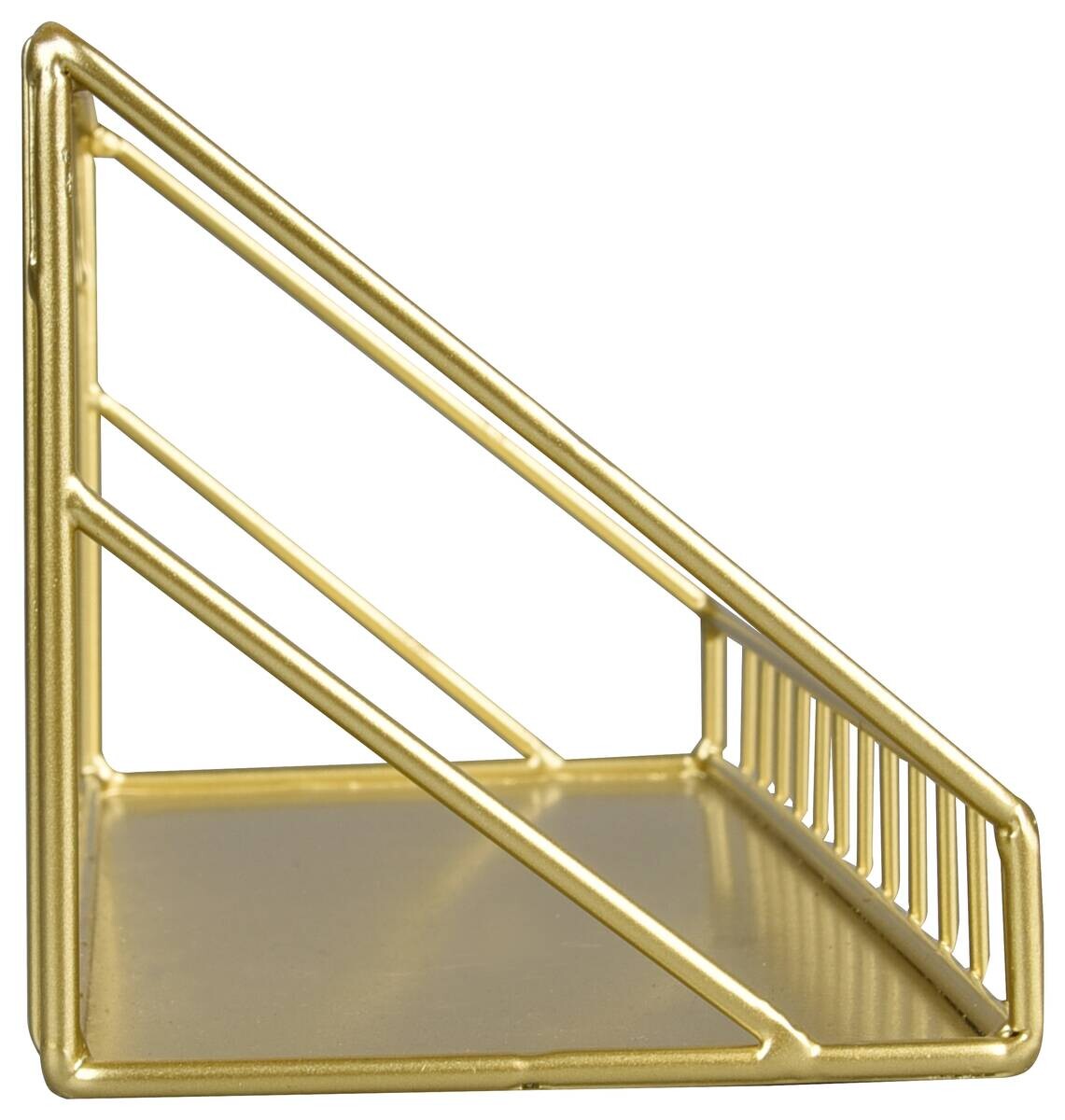 Wandregal Wandregal gold Optik Metall B/H/T: ca. 30x11x11 cm