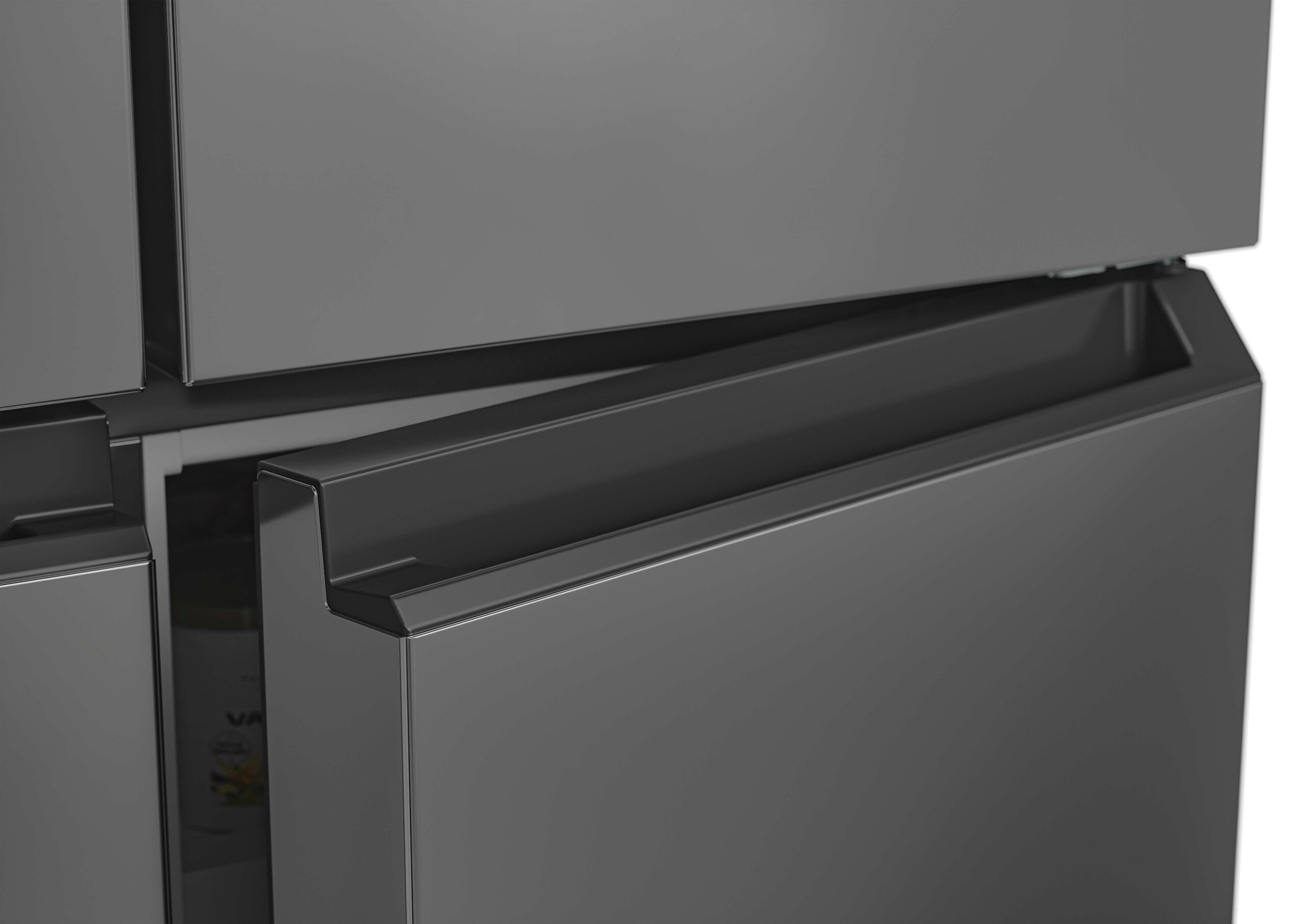 Hoover Multi-Door Kühl-/Gefrierkombination HHCR3818ENPL Edelstahloptik B/H/T: ca. 83,3x181,5x65 cm Hoover Multi-Door Kühl-/Gefrierkombination HHCR3818ENPL Edelstahloptik B/H/T: ca. 83,3x181,5x65 cm