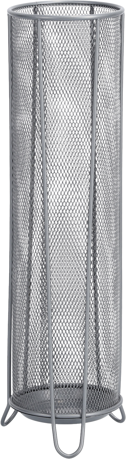 Zeller Schirmständer silber B/H/L: ca. 14x53x14 cm