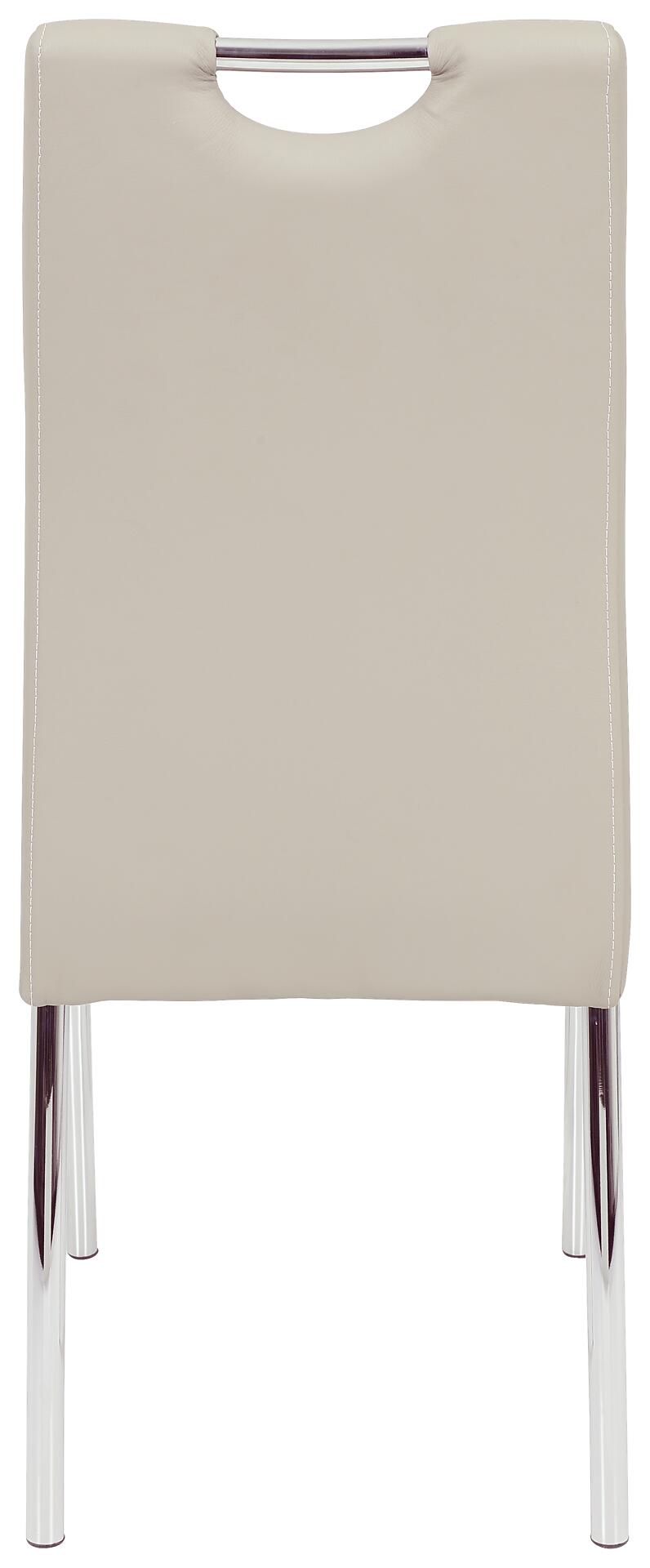 Stuhl Susi 2er Set Cappuccino Kunstleder B/H/T: ca. 44x98x61 cm