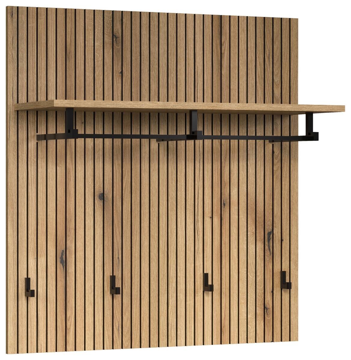 Garderobenpaneel Pure Bliss Eiche Evoke Oak Nachbildung B/H/T: ca. 80x84x28 cm