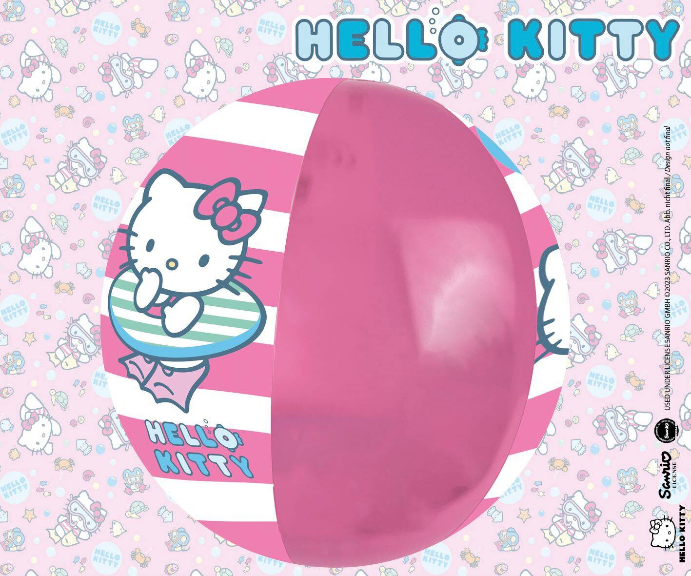 Hello Kitty Wasserball D: ca. 29 cm