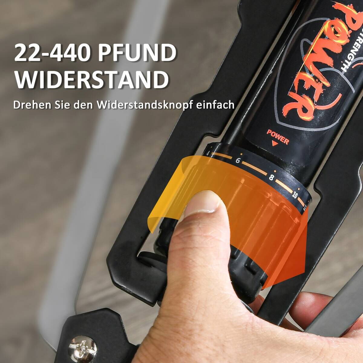 SPORTNOW Armtrainer Power Twister schwarz Kunststoff B/H/L: ca. 16x5x43 cm