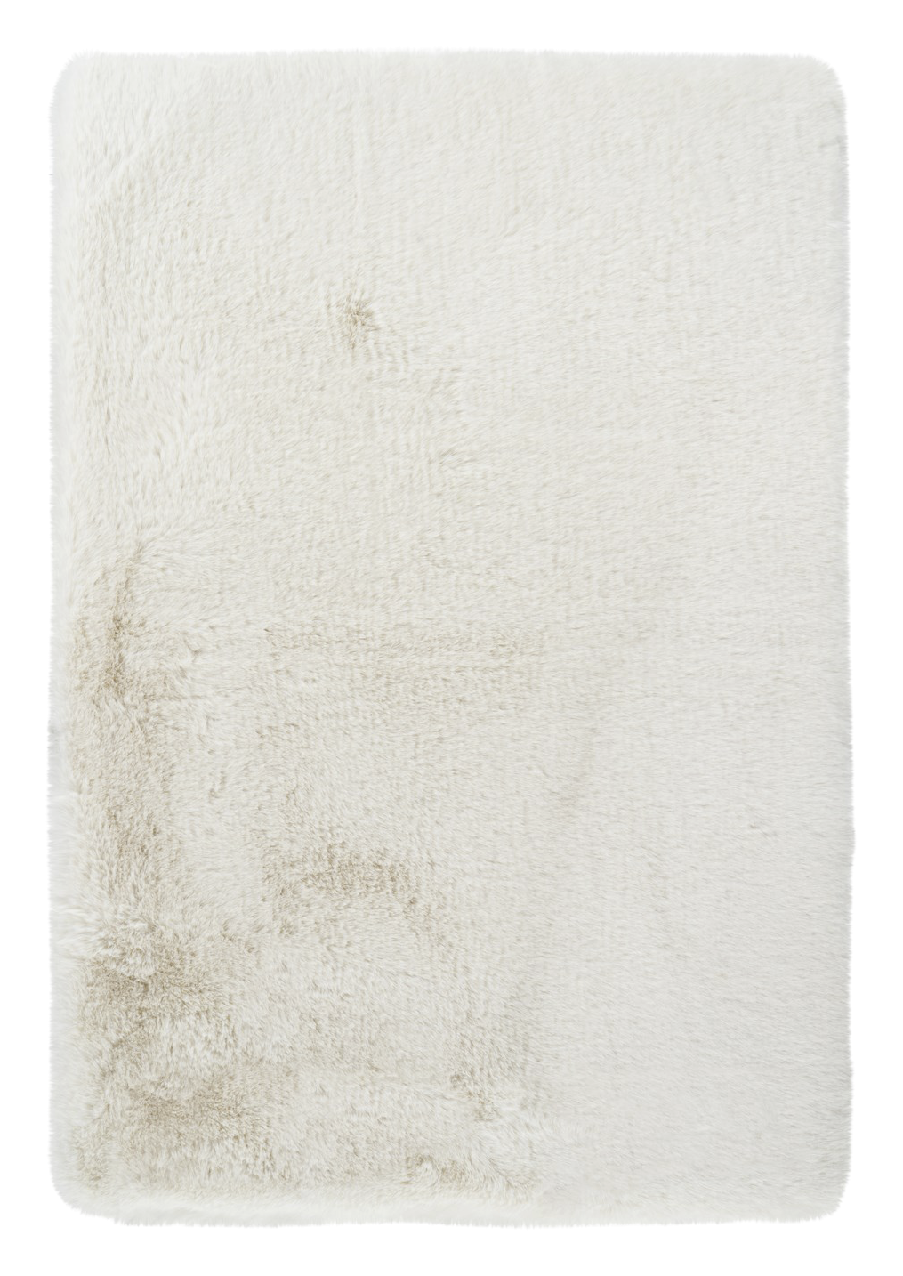 Kayoom Hochflorteppich Badematte Rabbit 625 weiß B/H/L: ca. 40x3,5x60 cm