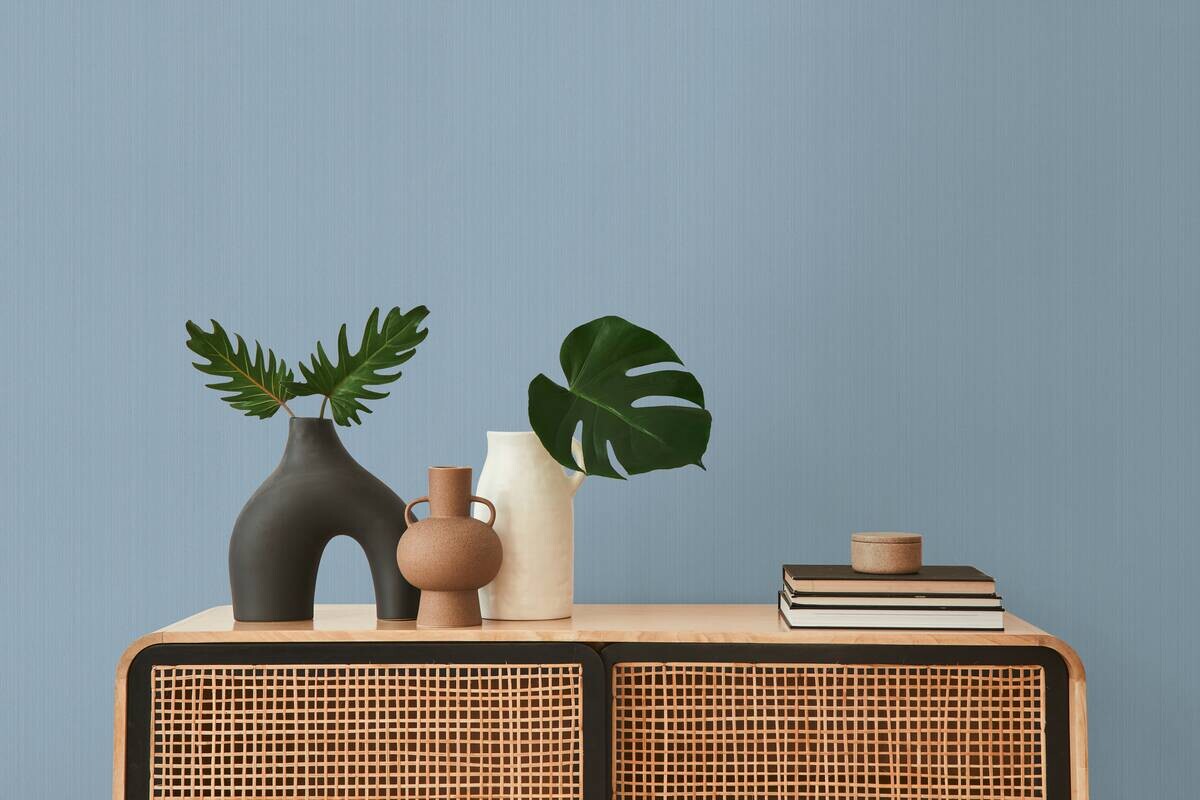 A.S.Creation Vliestapete blau B/H/D: ca. 53x1005x8,7 cm