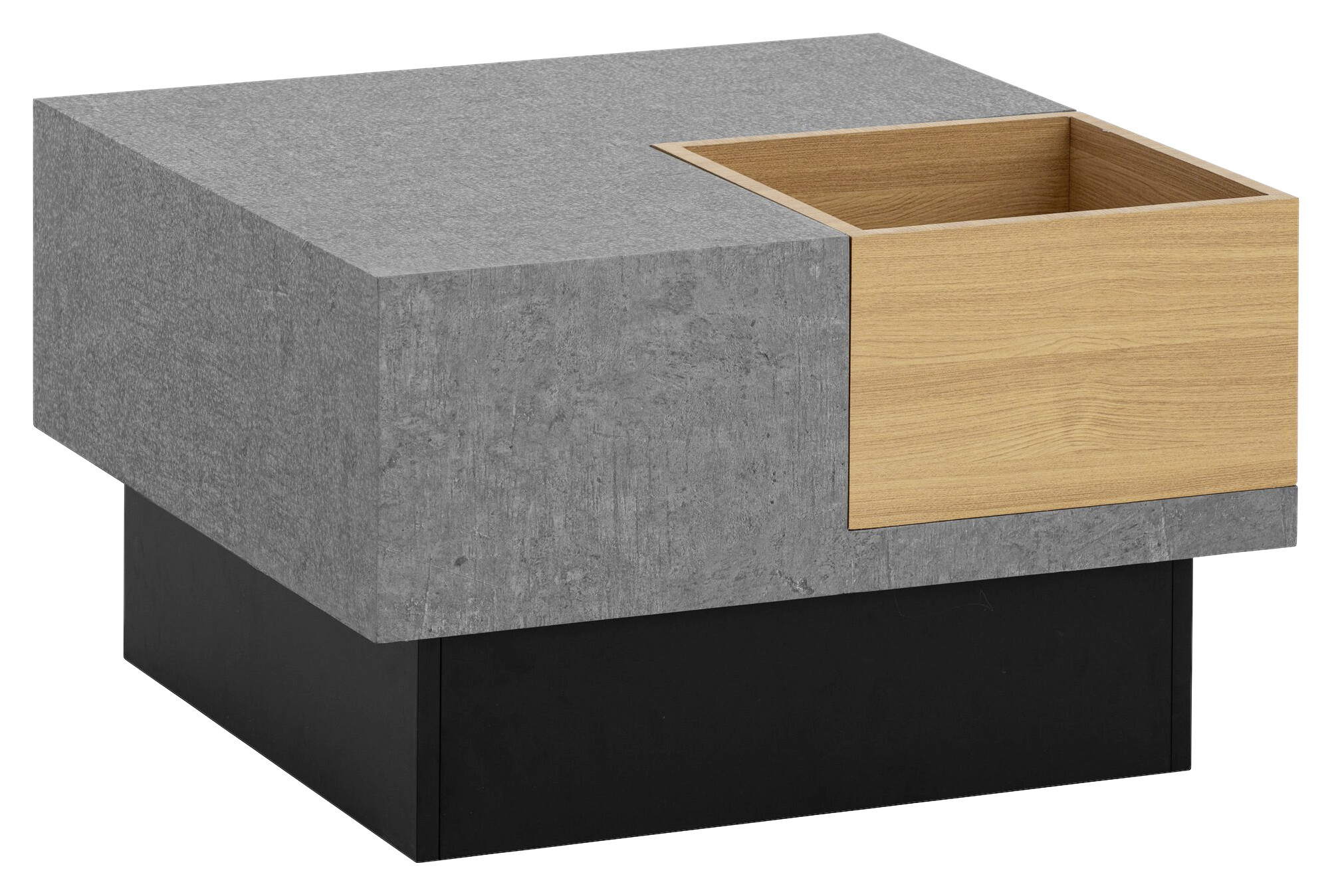 Wohnling Couchtisch Beton B/H/T: ca. 65x40x65 cm