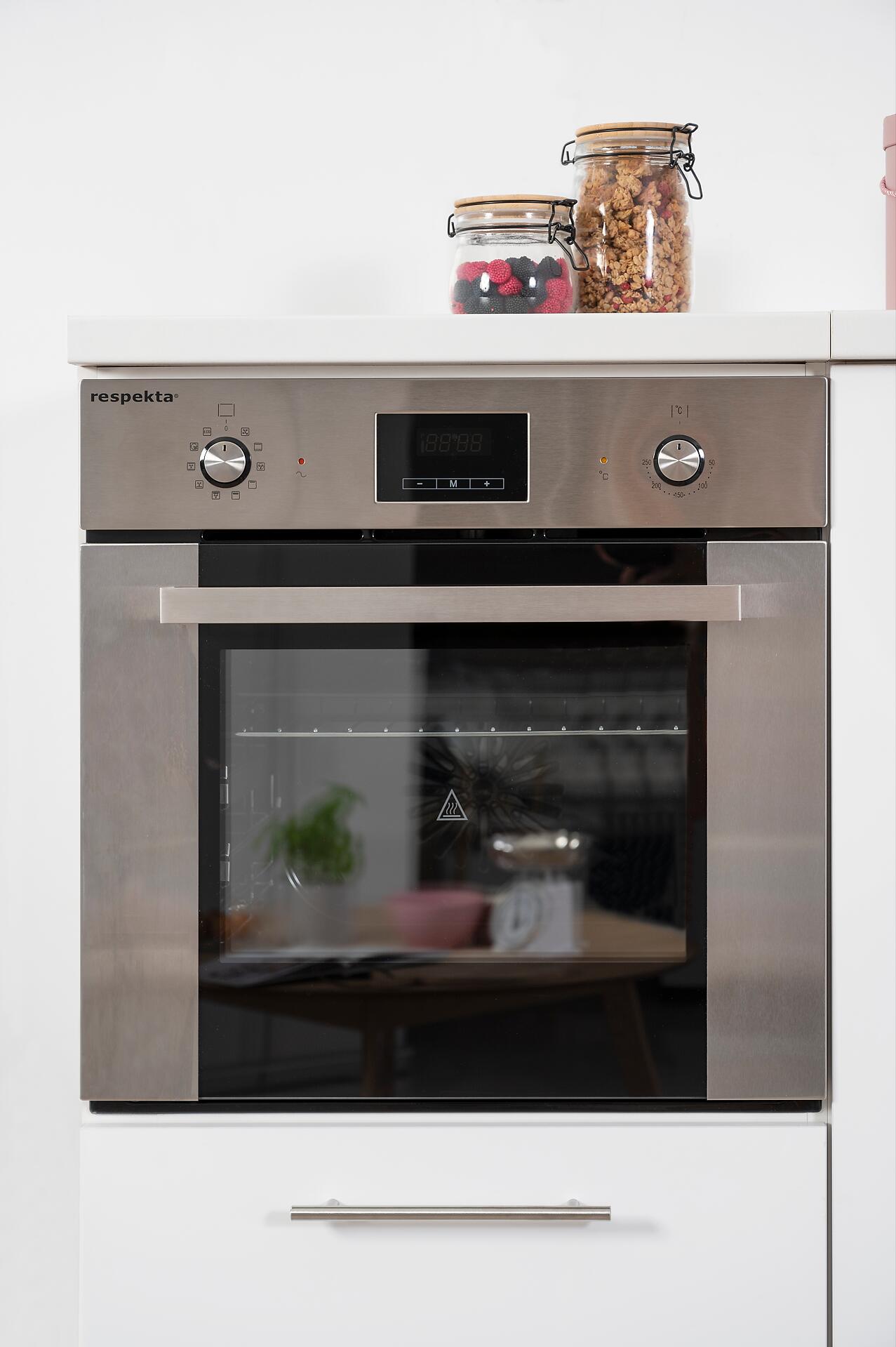 Respekta Küchenblock Amanda weiß Hochglanz B/H/T: ca. 270x200x60 cm