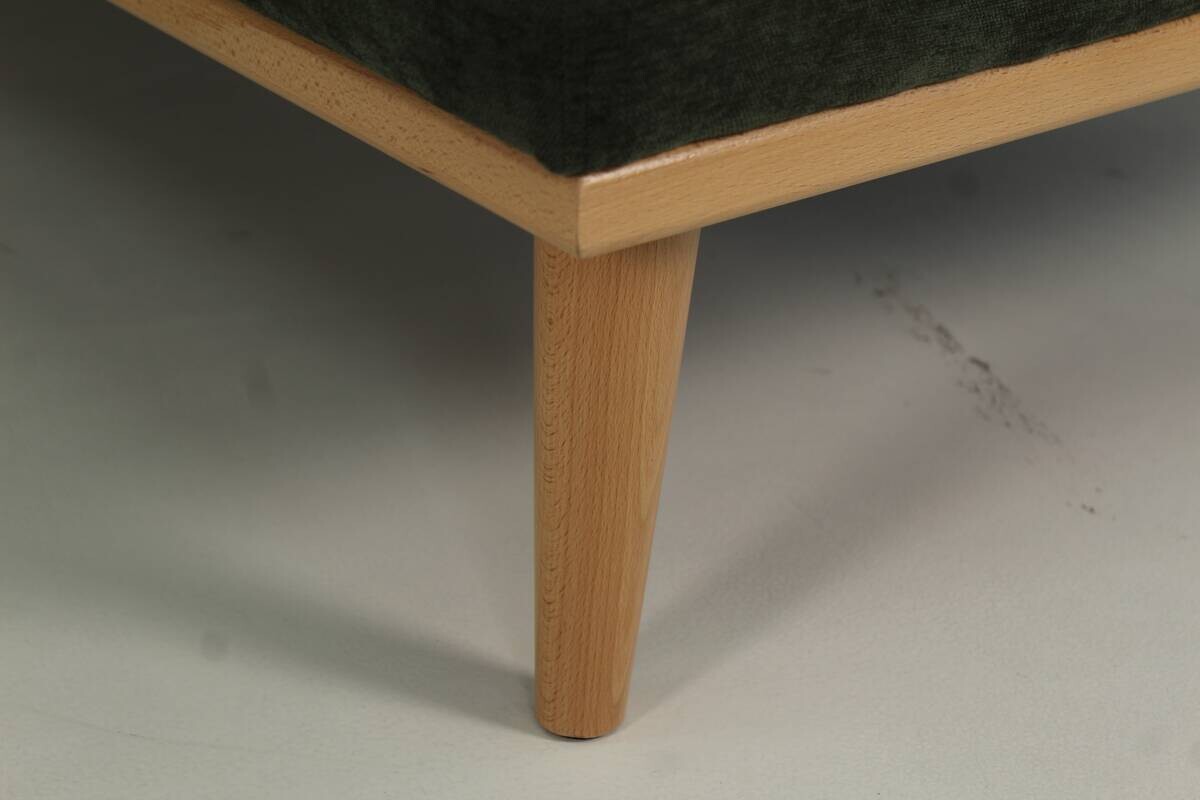 Ecksofa grün Microfaser B/H/T: ca. 259x90x191 cm