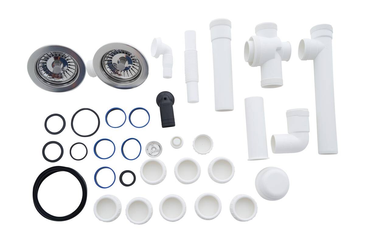 Respekta Einbauspüle Alineo 100 x 50 S schwarz Quarzolite B/H/T: ca. 100x21x50 cm