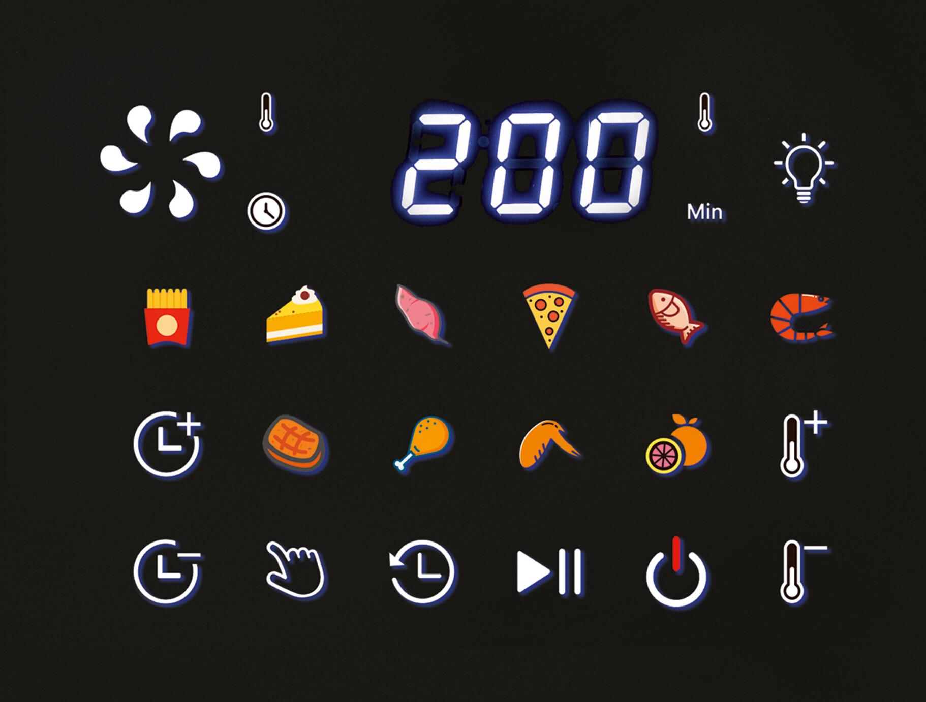 Rachs KOCHWERK Heißluftfritteuse 14829 schwarz Polypropylen B/H/L: ca. 37x35x29 cm ca. 7,5 l