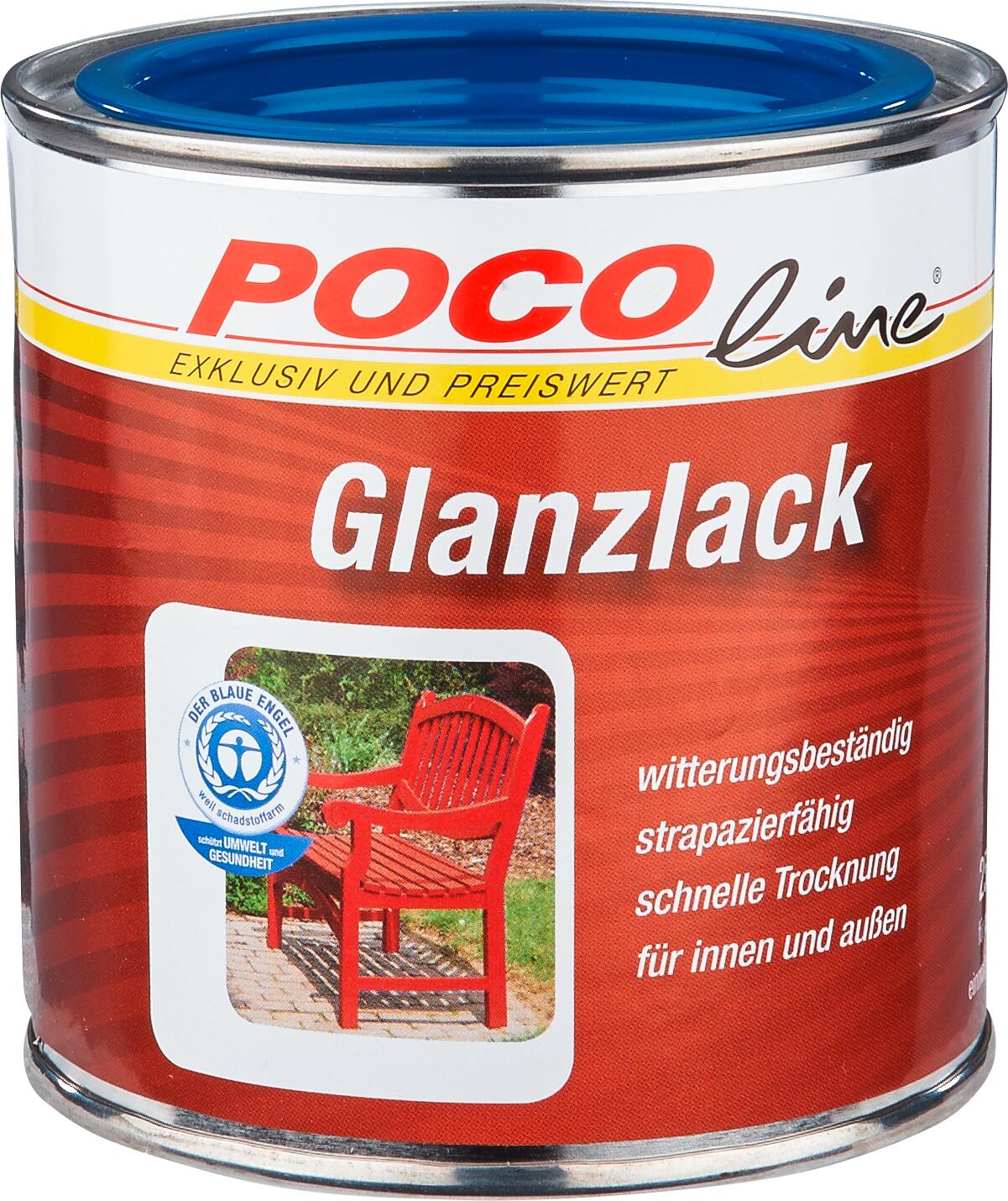POCOline Acyl Buntlack enzianblau glänzend ca. 0,25 l