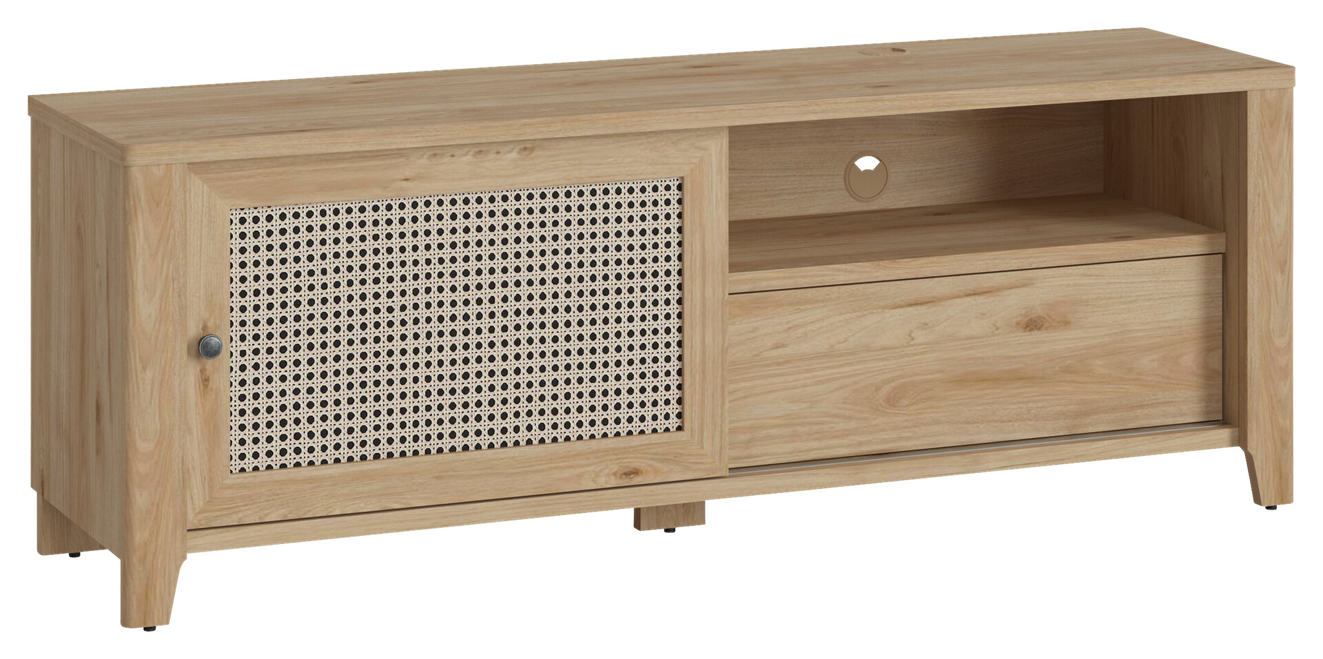 TV-Lowboard Cestino Jackson Hickory Nachbildung B/H/T: ca. 158x57x42 cm