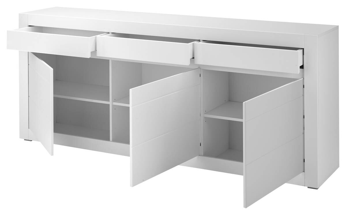 Sideboard Chester weiß matt B/H/T: ca. 217x90x42 cm
