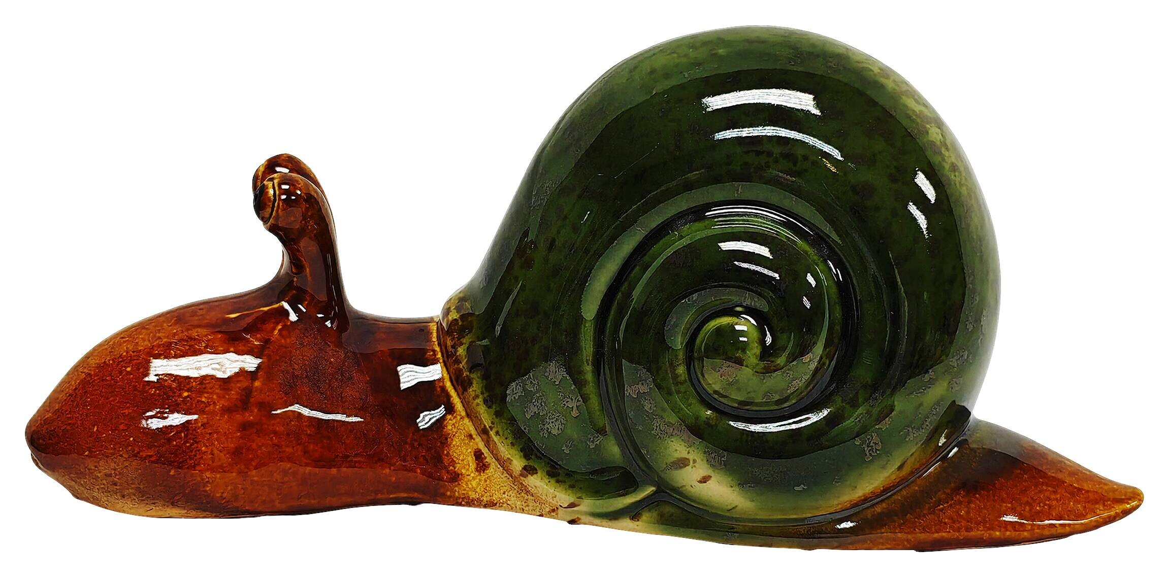 Dekorationsartikel grün Porzellan B/H/L: ca. 9x10x22 cm