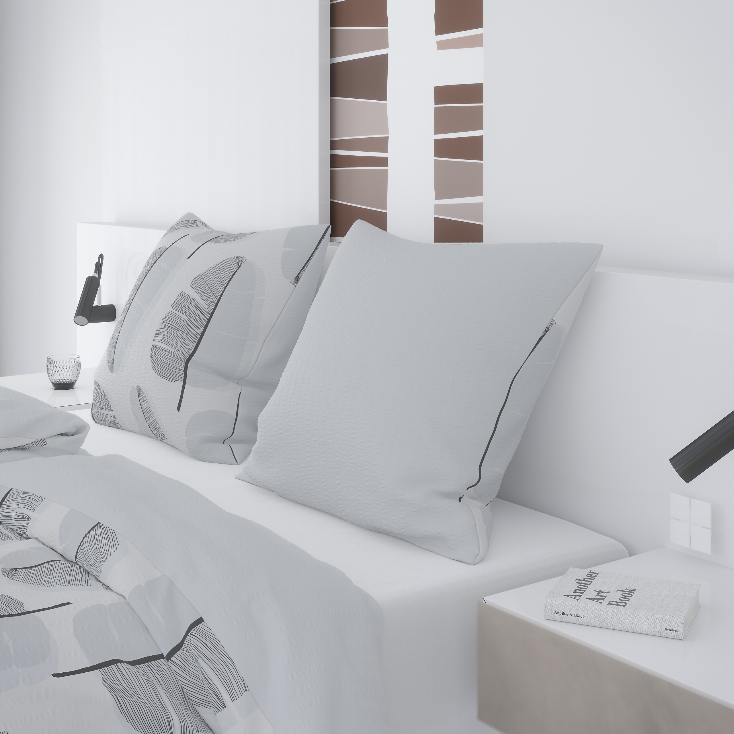 Baumwoll Bettwäsche Seersucker