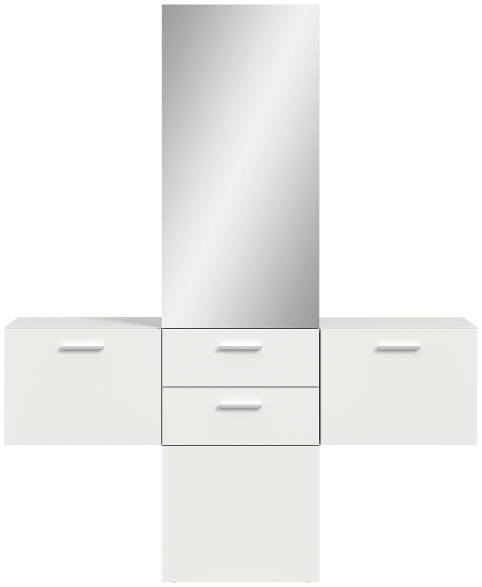 Garderobe VAGA weiß B/H/T: ca. 156x190x36 cm