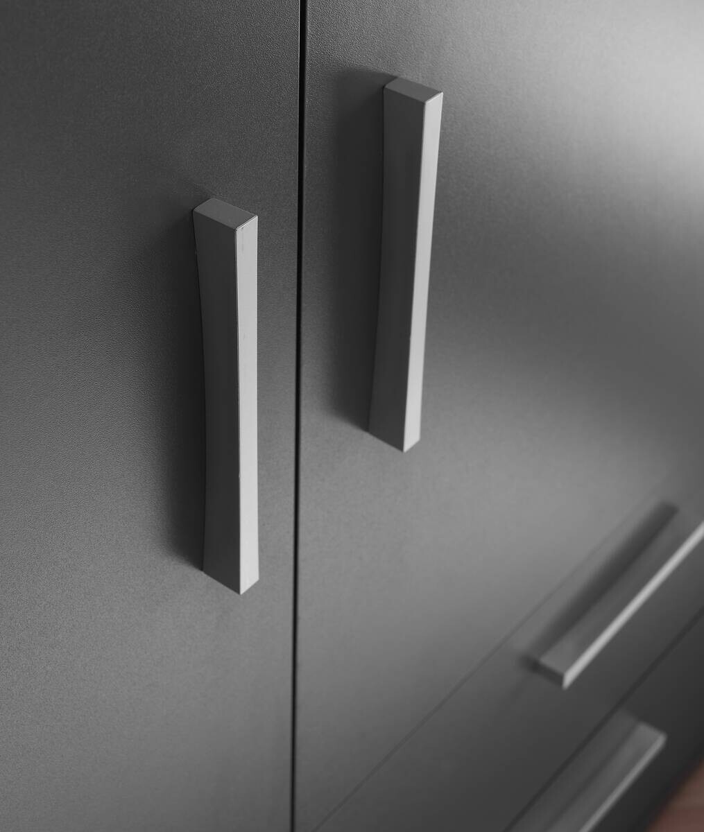 Kombikommode Adeline Graphit B/H/T: ca. 120x140x38 cm