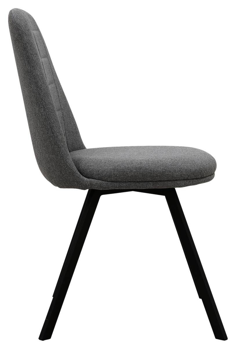 Stuhl CORA anthrazit Microfaser B/T: ca. 56,5x85 cm