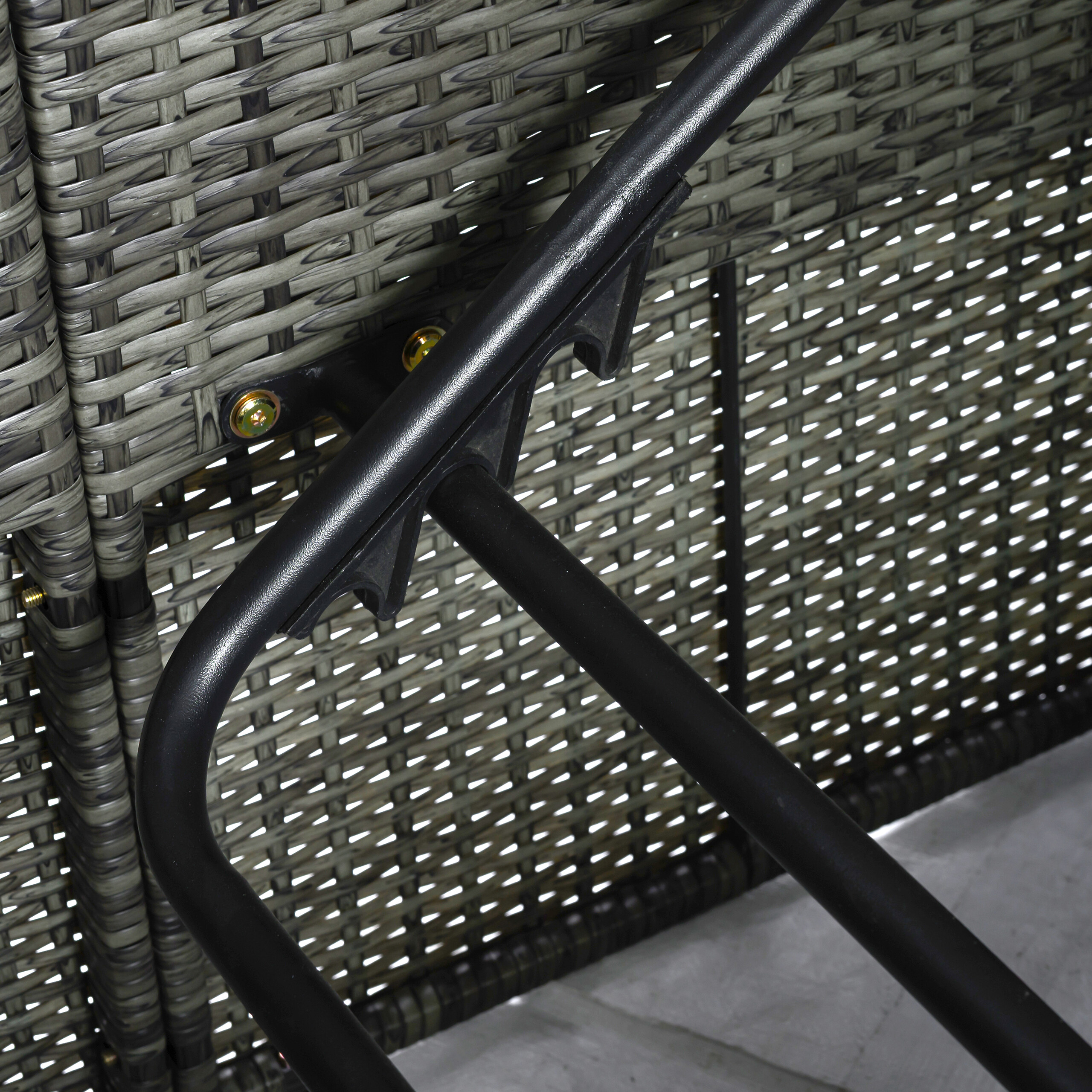 POCOline Gartenliege beige Stahl