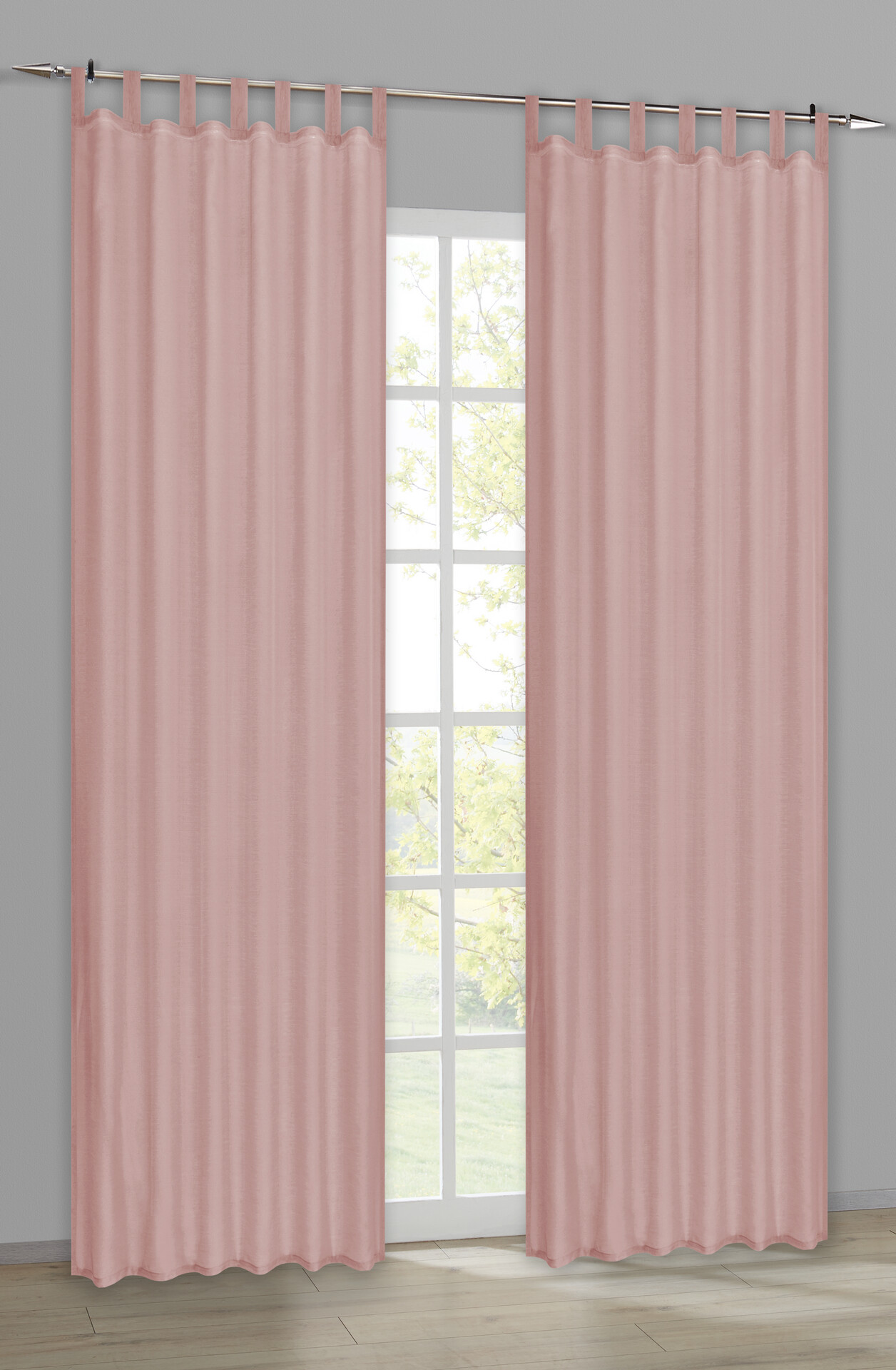 ACUS design collection Kombivorhang Pearl rosé B/L: ca. 135x245 cm