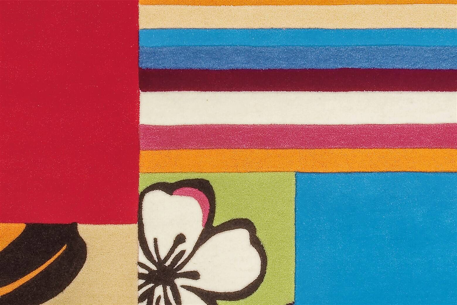 Arte Espina Kurzflorteppich Joy 4093 mehrfarbig B/L: ca. 140x200 cm