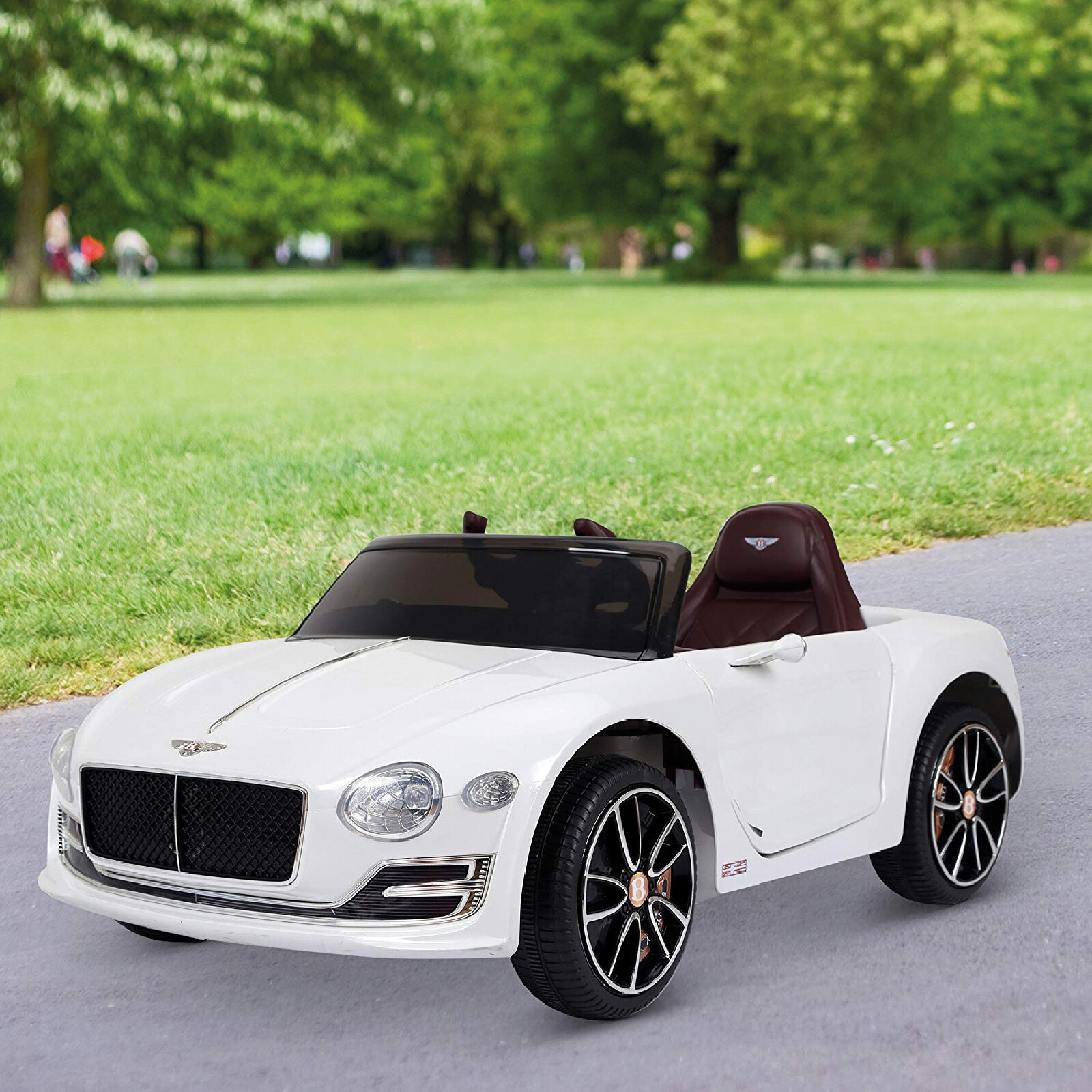 HOMCOM Kinderauto Bentley Continental weiß B/H/L: ca. 60x43x108 cm