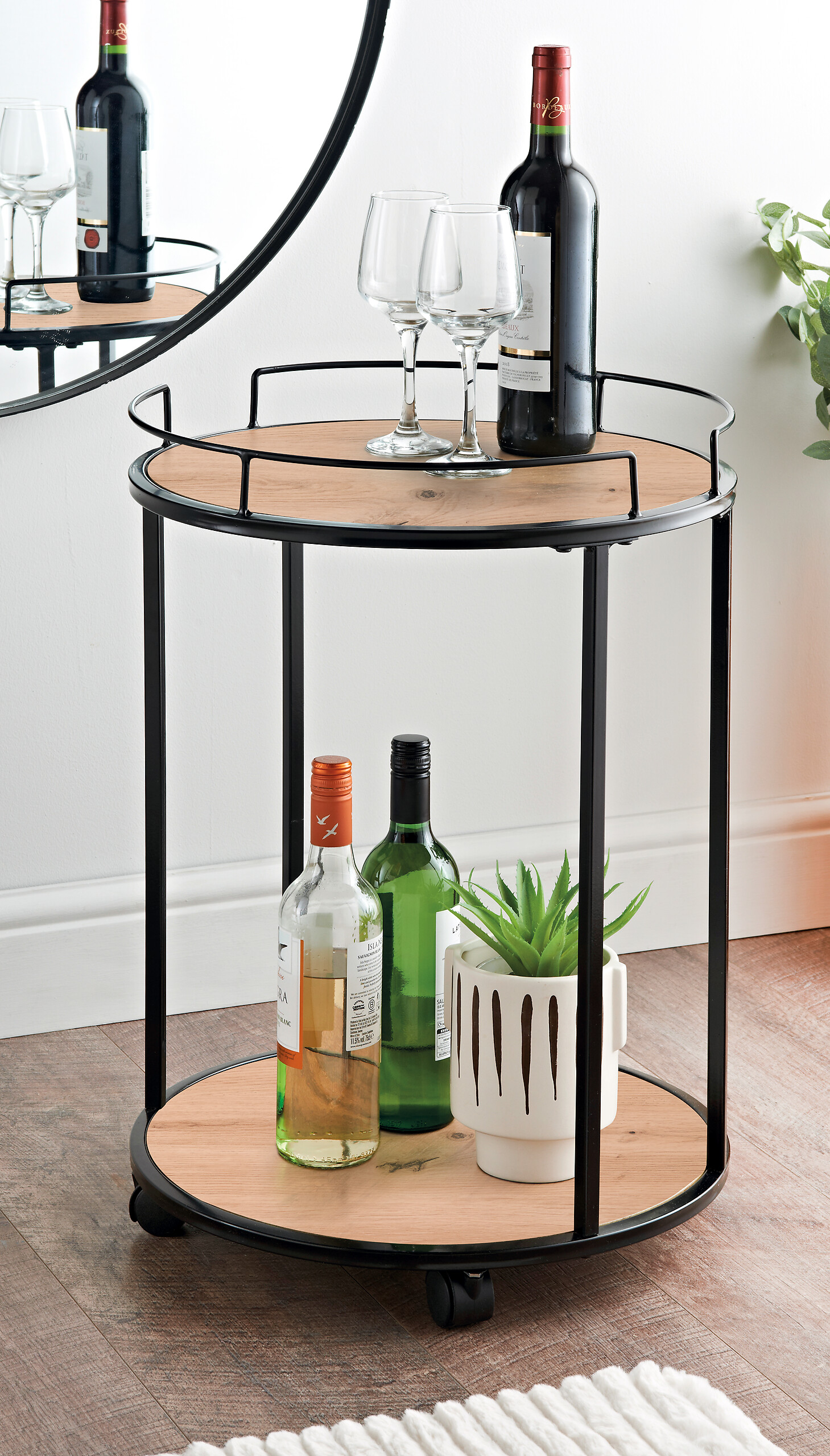 Beistelltisch Trelleborg B/H/T: ca. 44x62x44 cm