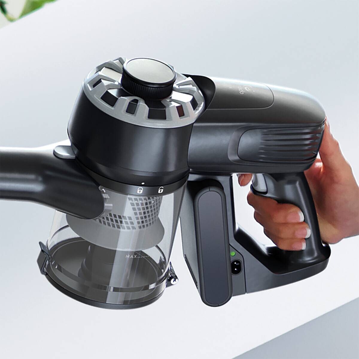 AEG Handstaubsauger grau Metall Kunststoff B/H/L: ca. 22x113x25 cm