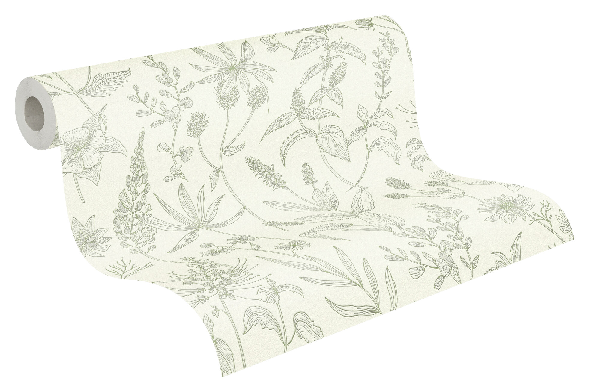 A.S.Creation Vliestapete weiß B/H/D: ca. 53x1005x9,3 cm