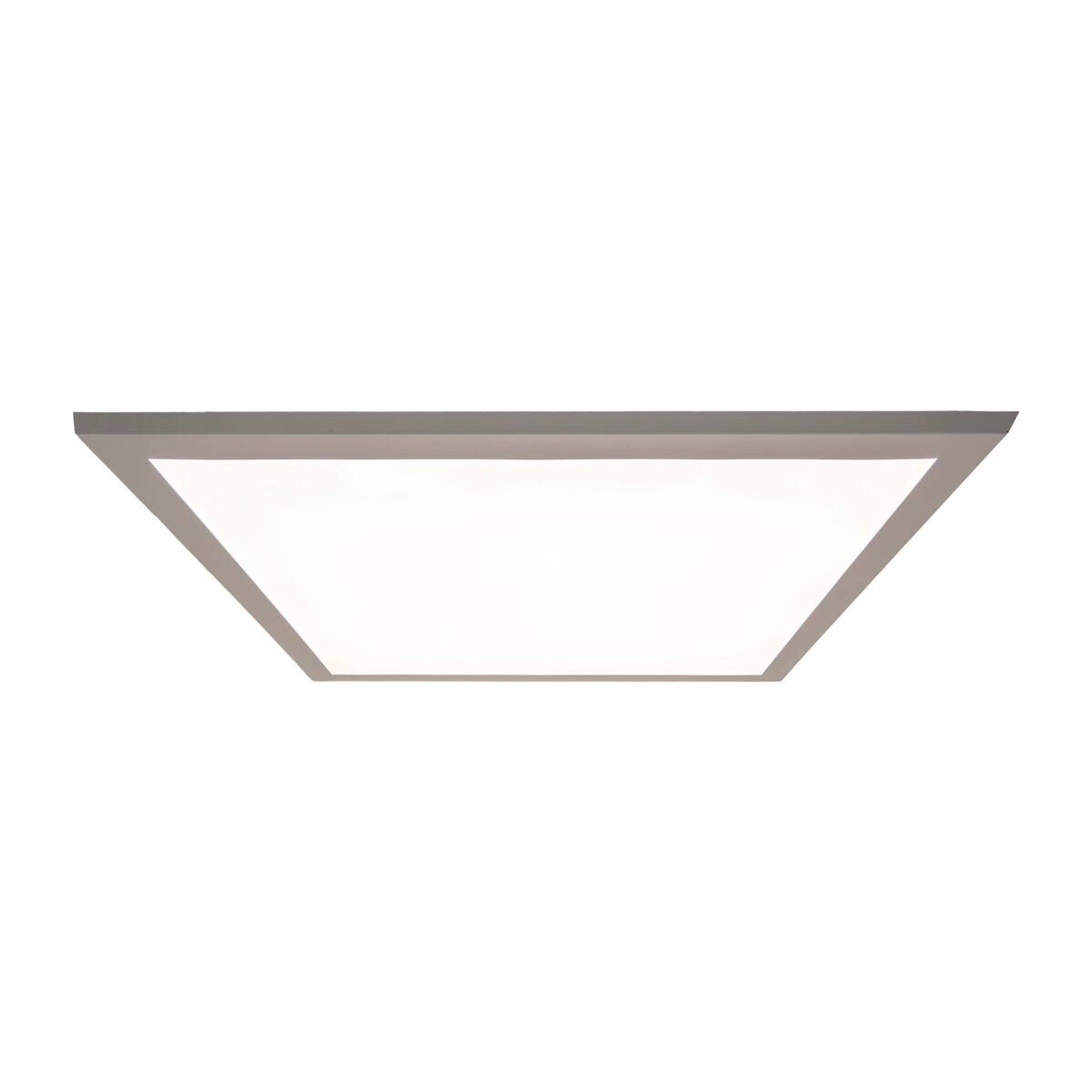 Näve Leuchten LED-Deckenpanel weiß Metall Kunststoff B/H/T: ca. 59,5x6x59,5 cm