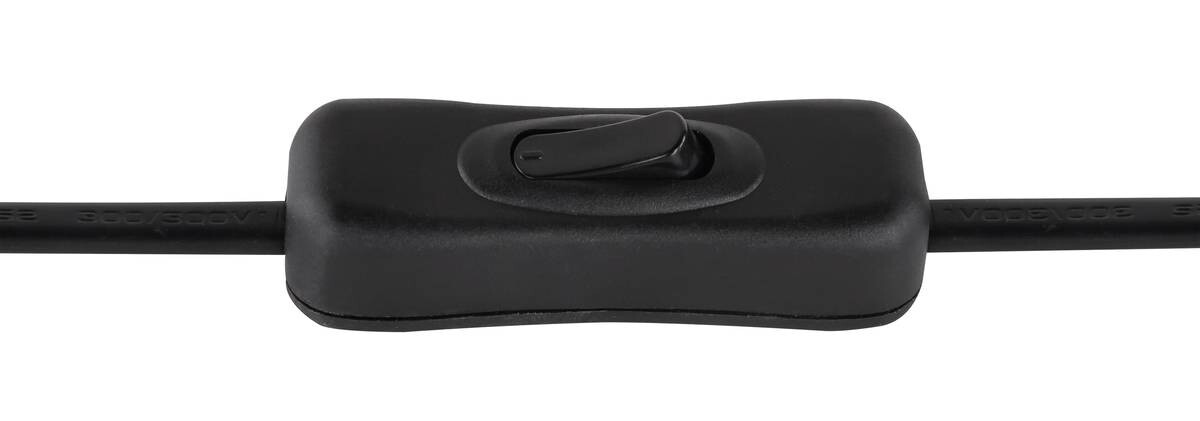 GLOBO Tischleuchte Blacky schwarz Glas Metall H/D: ca. 45x18,5 cm E27 1 Brennstellen