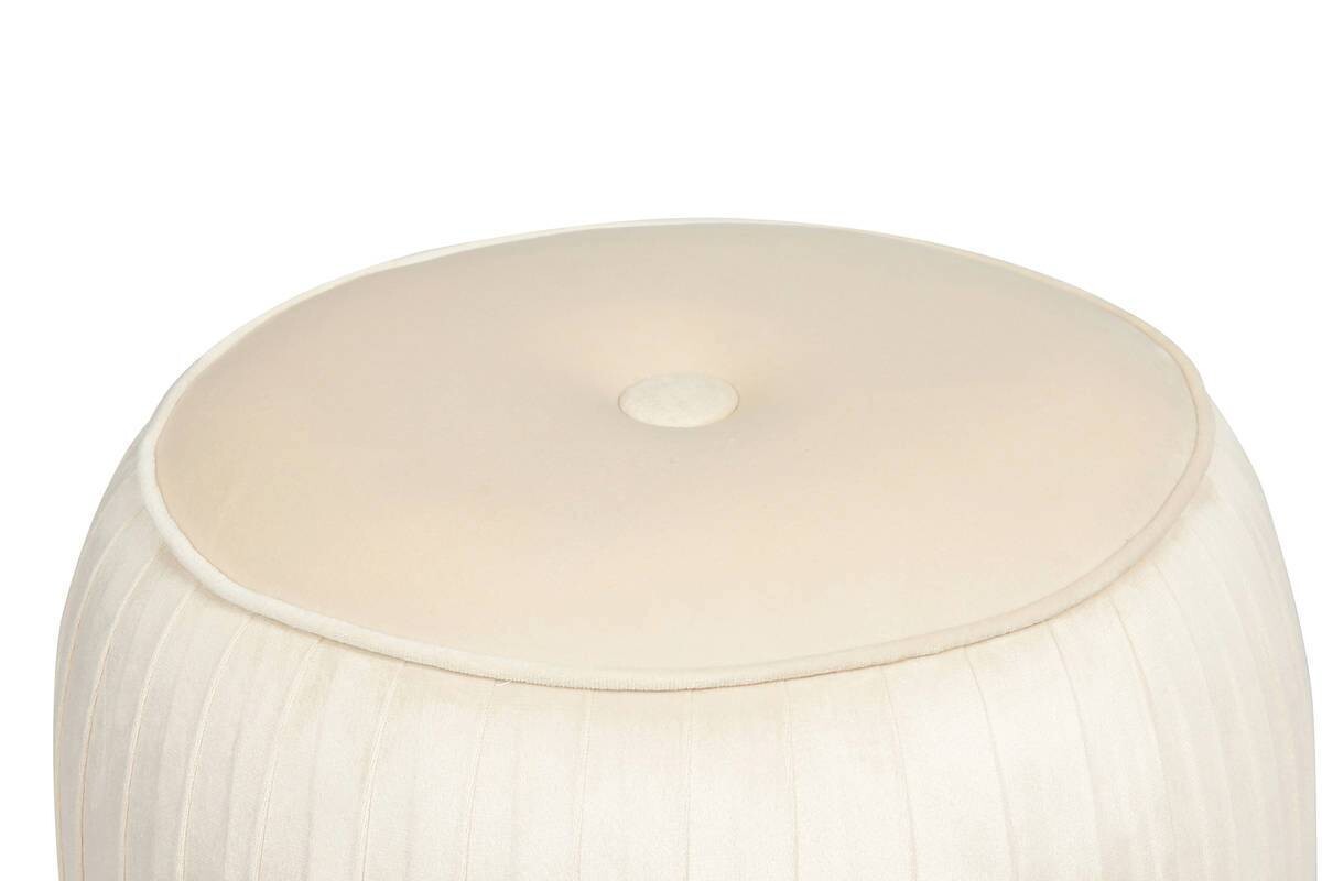 360 Living Hocker Lilje 101 creme H/D: ca. 42x43 cm