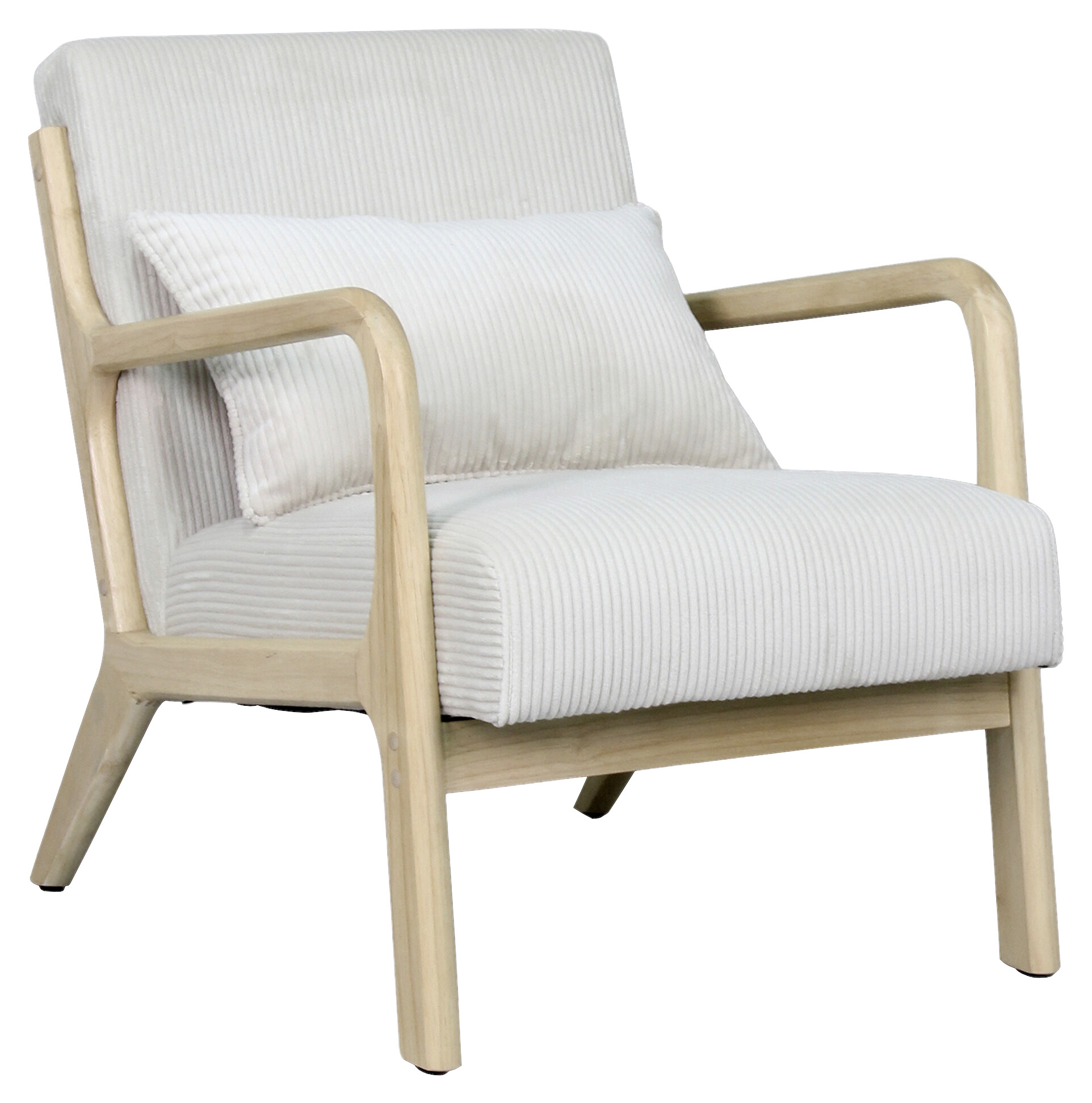 Sessel NOHR natur weiß B/H/T: ca. 65,2x80,6x76 cm